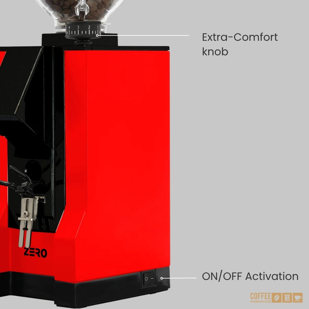 Eureka Mignon Zero-55 Digital Grinder - Red