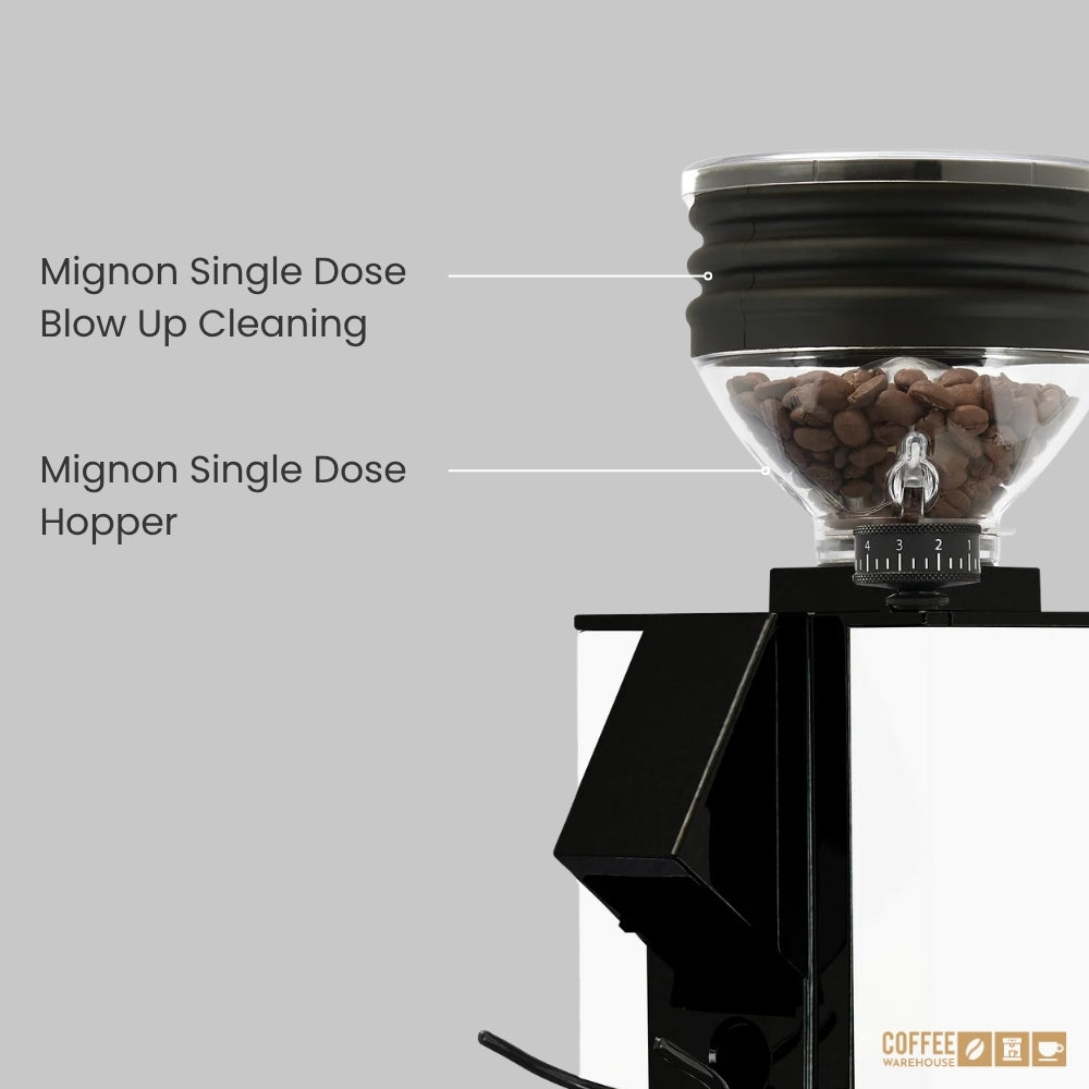 Eureka Mignon Zero-55 Digital Grinder - White