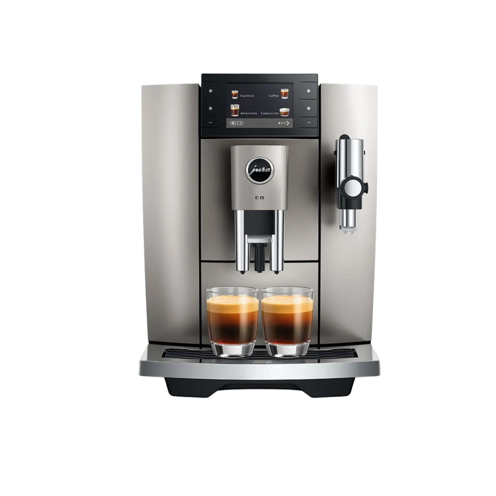 JURA E8 (NAD) Automatic Coffee Machine - Midnight Silver