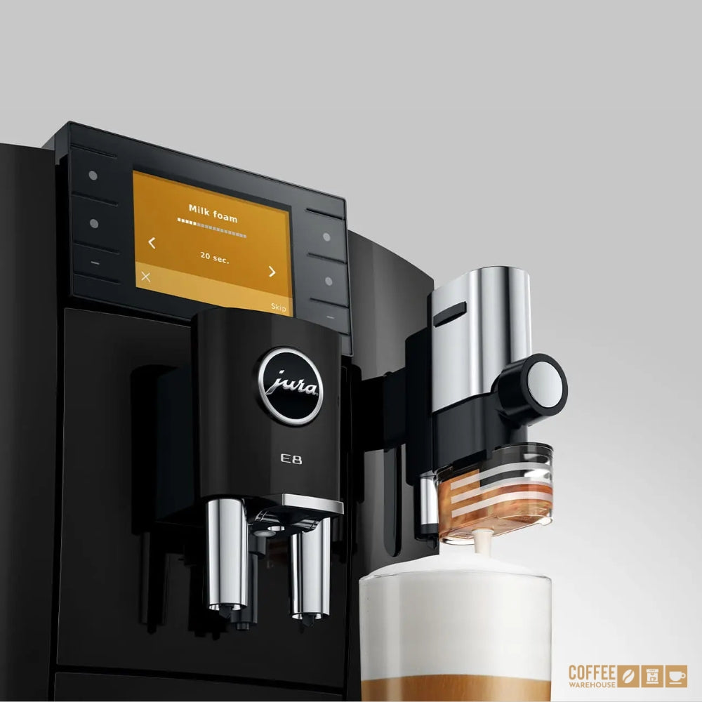 JURA E8 (NAD) Automatic Coffee Machine - Piano Black