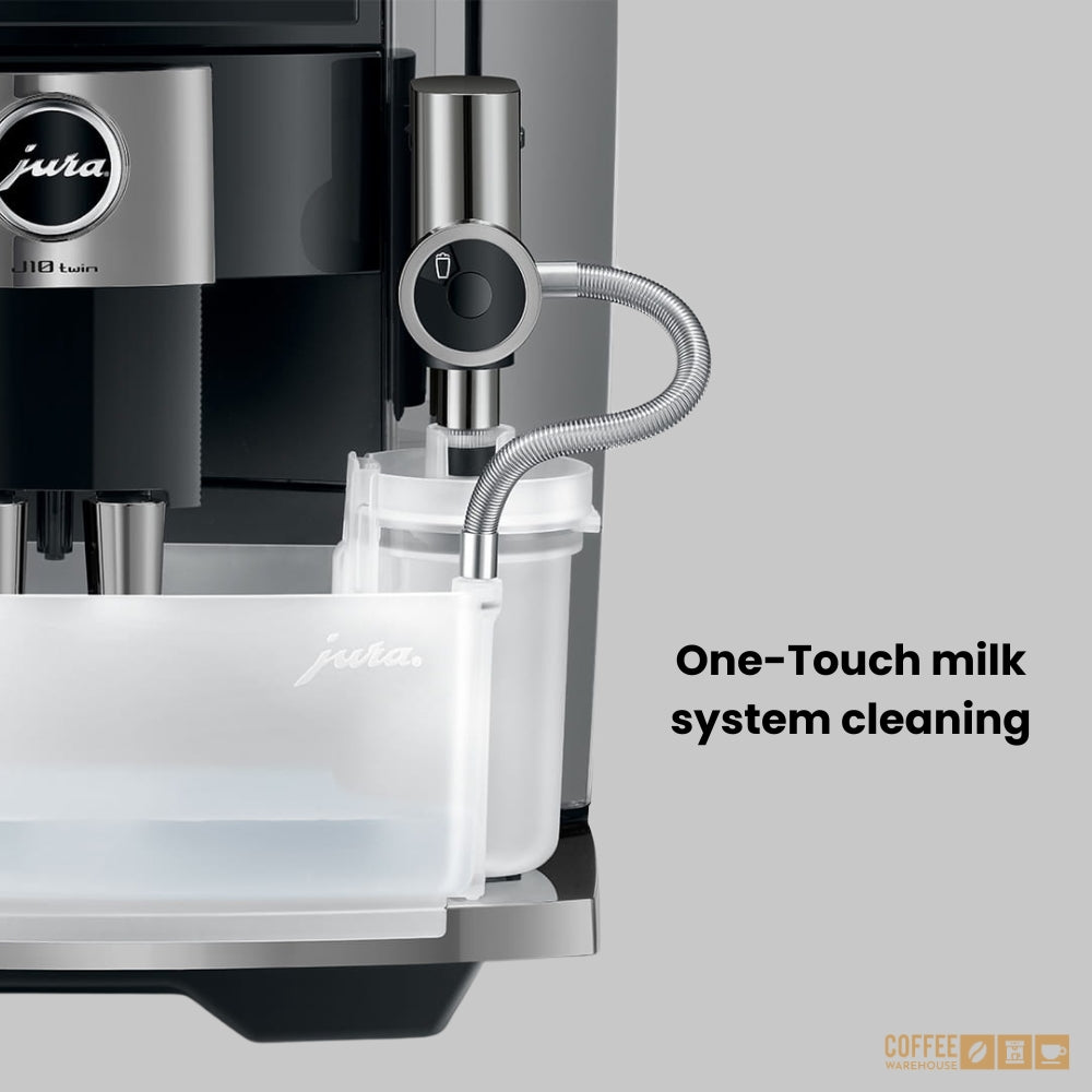 JURA J10 Twin Automatic Coffee Machine - Diamond Onyx