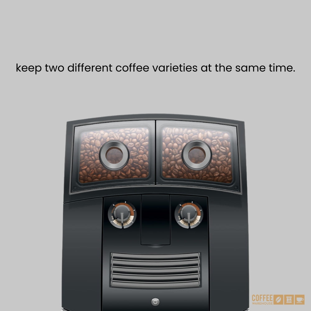 JURA J10 Twin Automatic Coffee Machine - Diamond Onyx