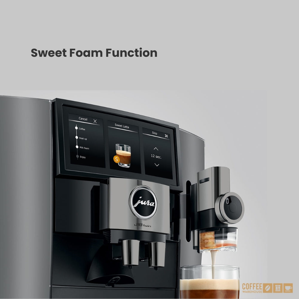 JURA J10 Twin Automatic Coffee Machine - Diamond Onyx