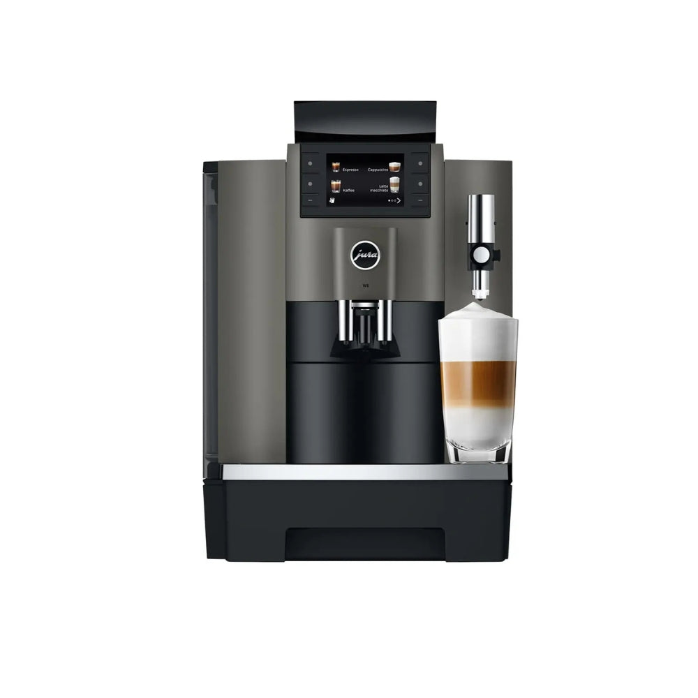 JURA W8 Professional Automatic Coffee Machine – Dark Inox
