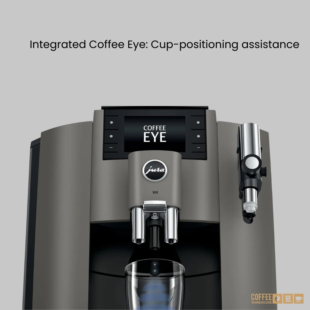 JURA W8 Professional Automatic Coffee Machine – Dark Inox