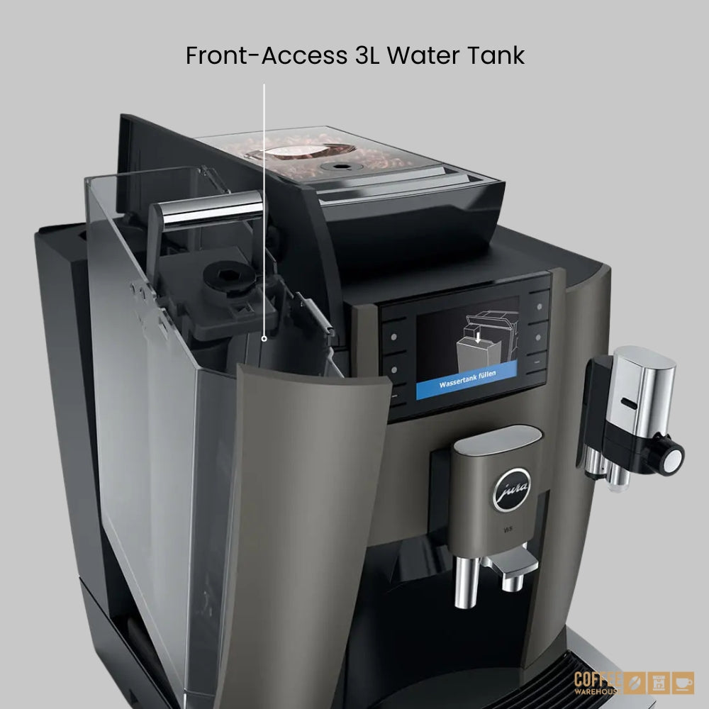 JURA W8 Professional Automatic Coffee Machine – Dark Inox