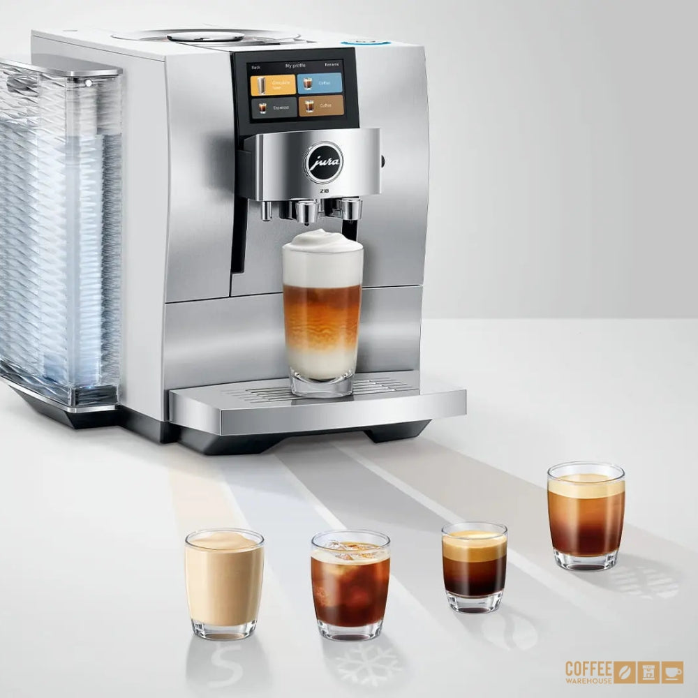 JURA Z10 Gen 2 (NAB) Automatic Coffee Machine - Aluminum White