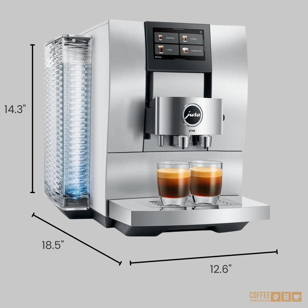 JURA Z10 Gen 2 (NAB) Automatic Coffee Machine - Aluminum White