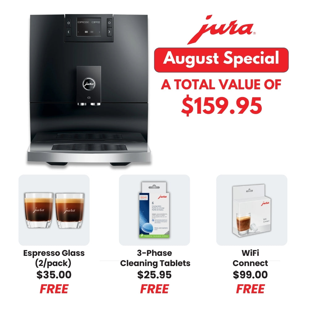 Jura C3 Super Automatic Coffee Machine - Piano Black