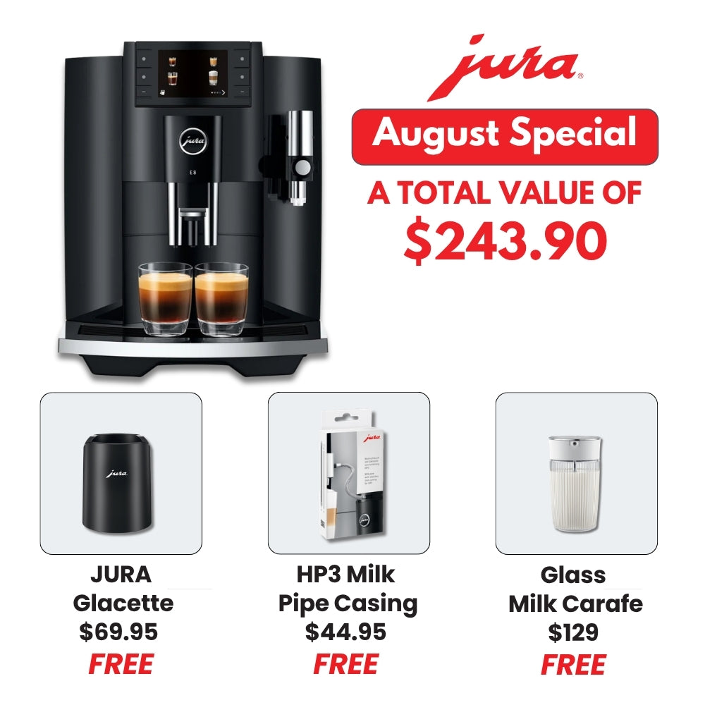 New Jura E8 Piano Black - 4th Generation
