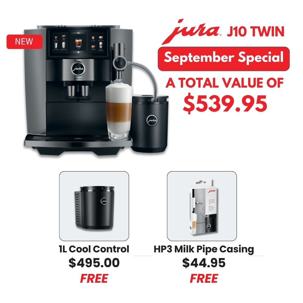 JURA J10 Twin Automatic Coffee Machine - Diamond Onyx