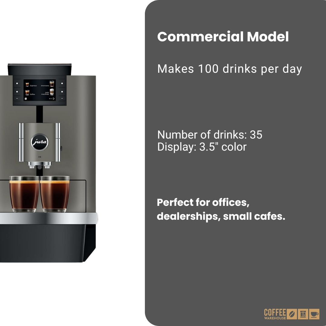 Jura X10 Commercial Hot and Cold Espresso Machine