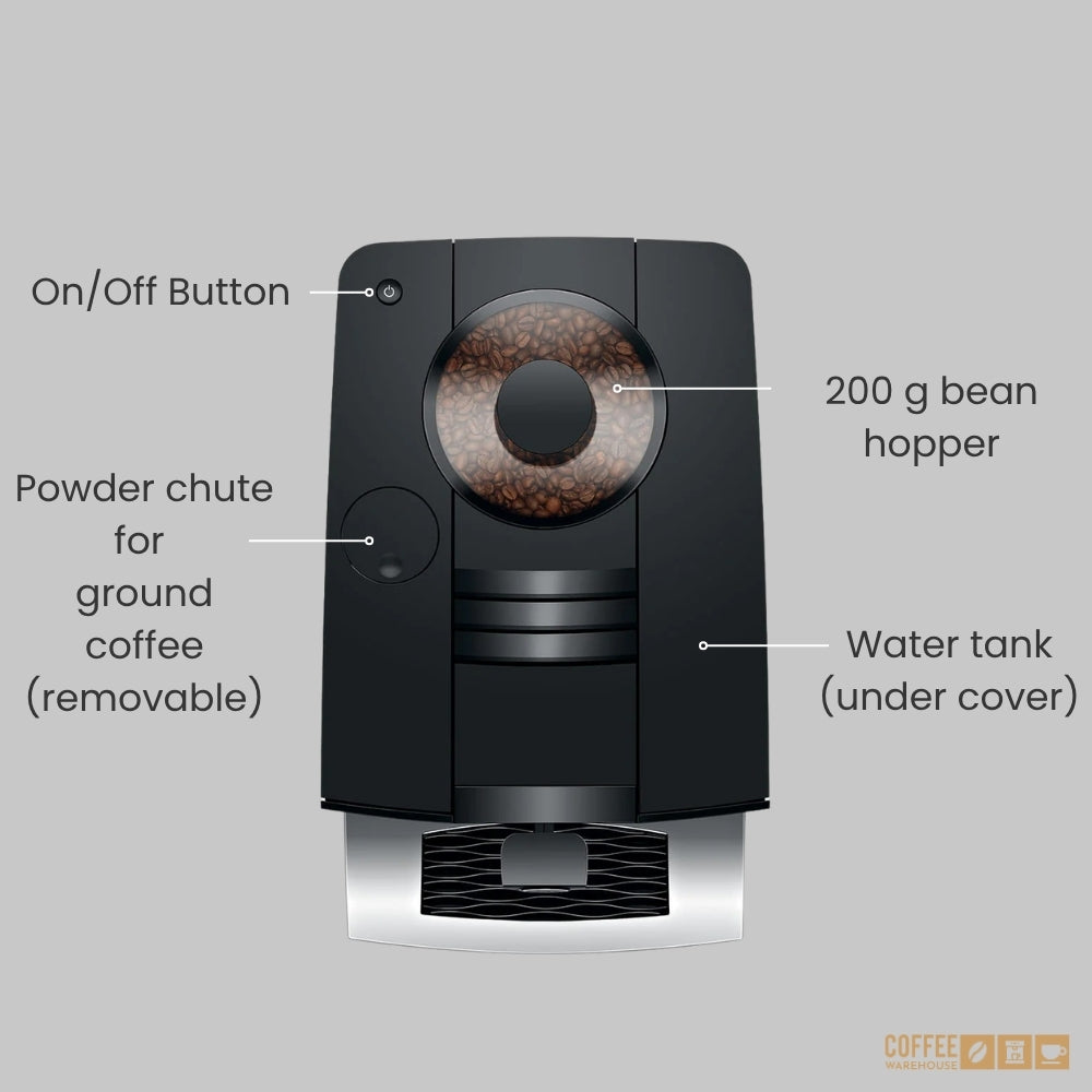 Jura C3 Super Automatic Coffee Machine - Piano Black