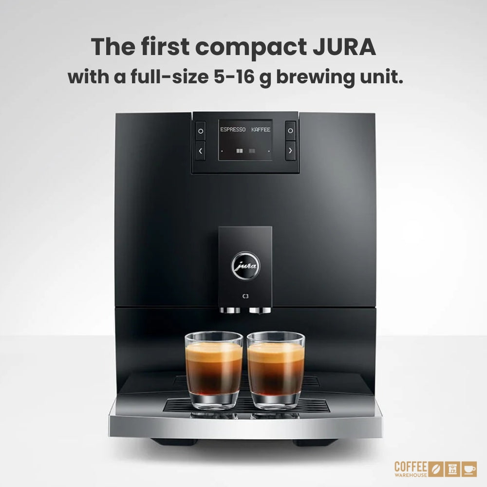 Jura C3 Super Automatic Coffee Machine - Piano Black