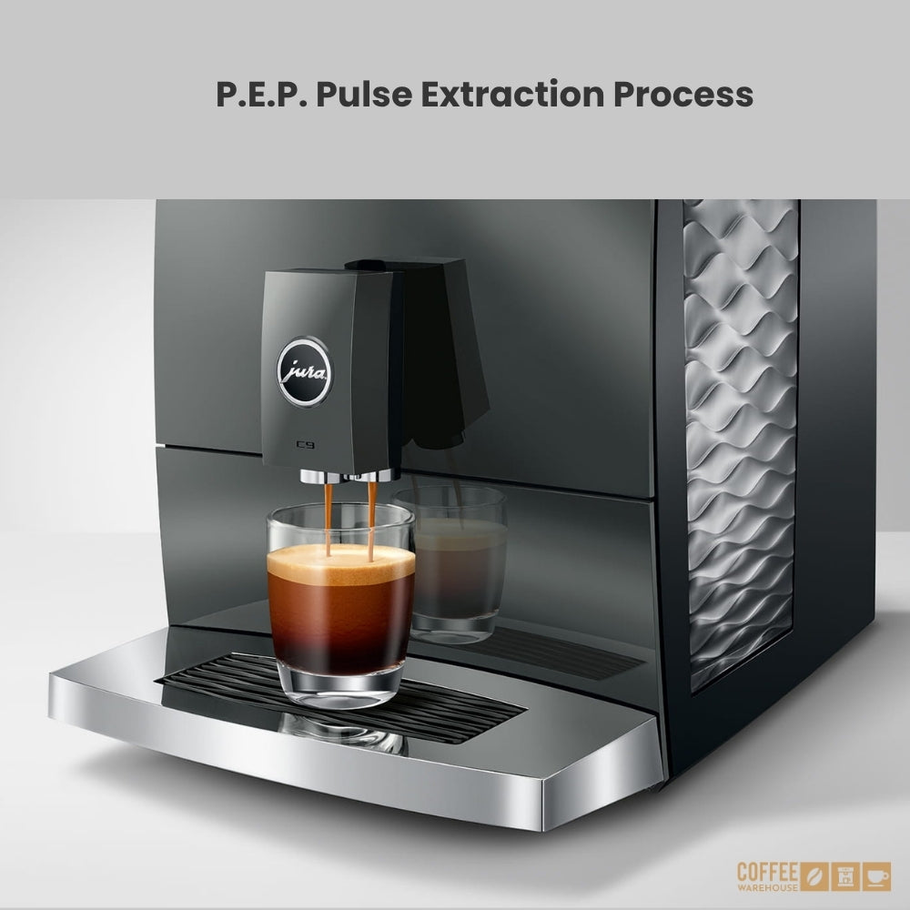 Jura C9 Super Automatic Coffee Machine - Piano Inox
