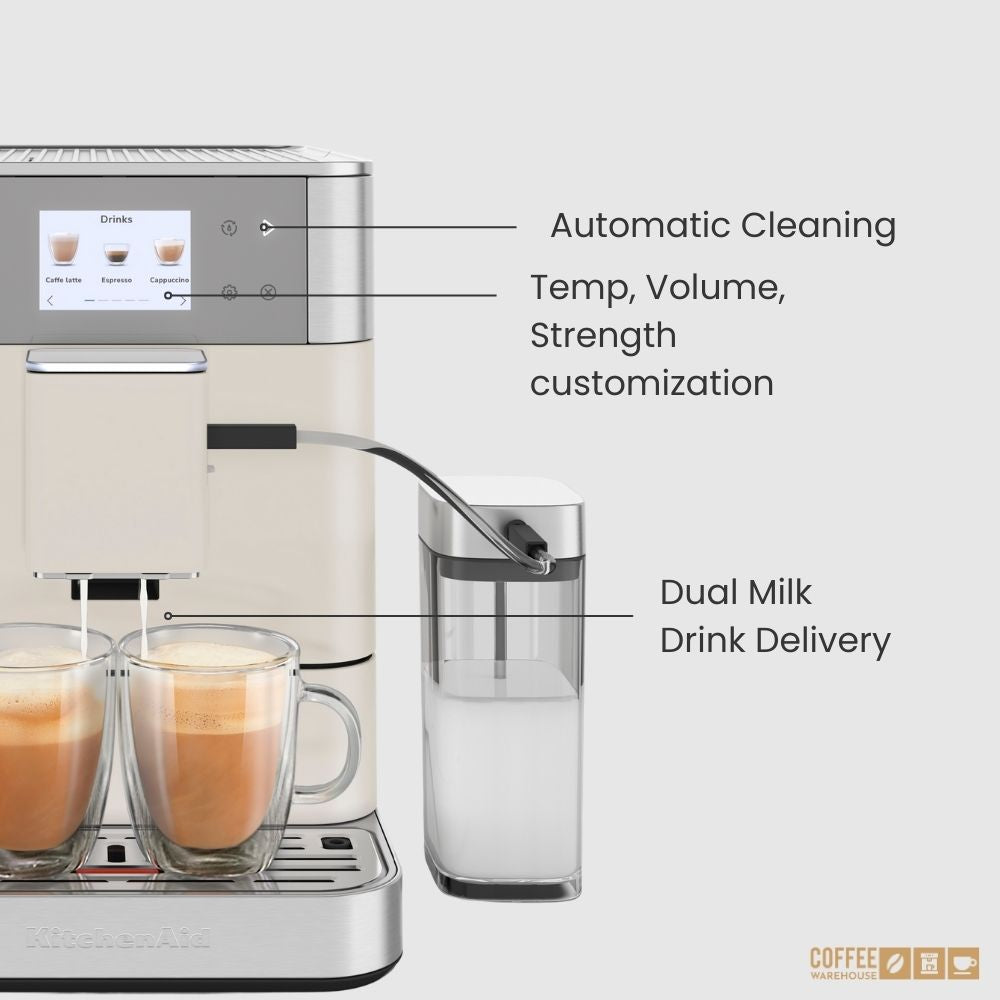KitchenAid Super Automatic Espresso Machine KF7 - Porcelain