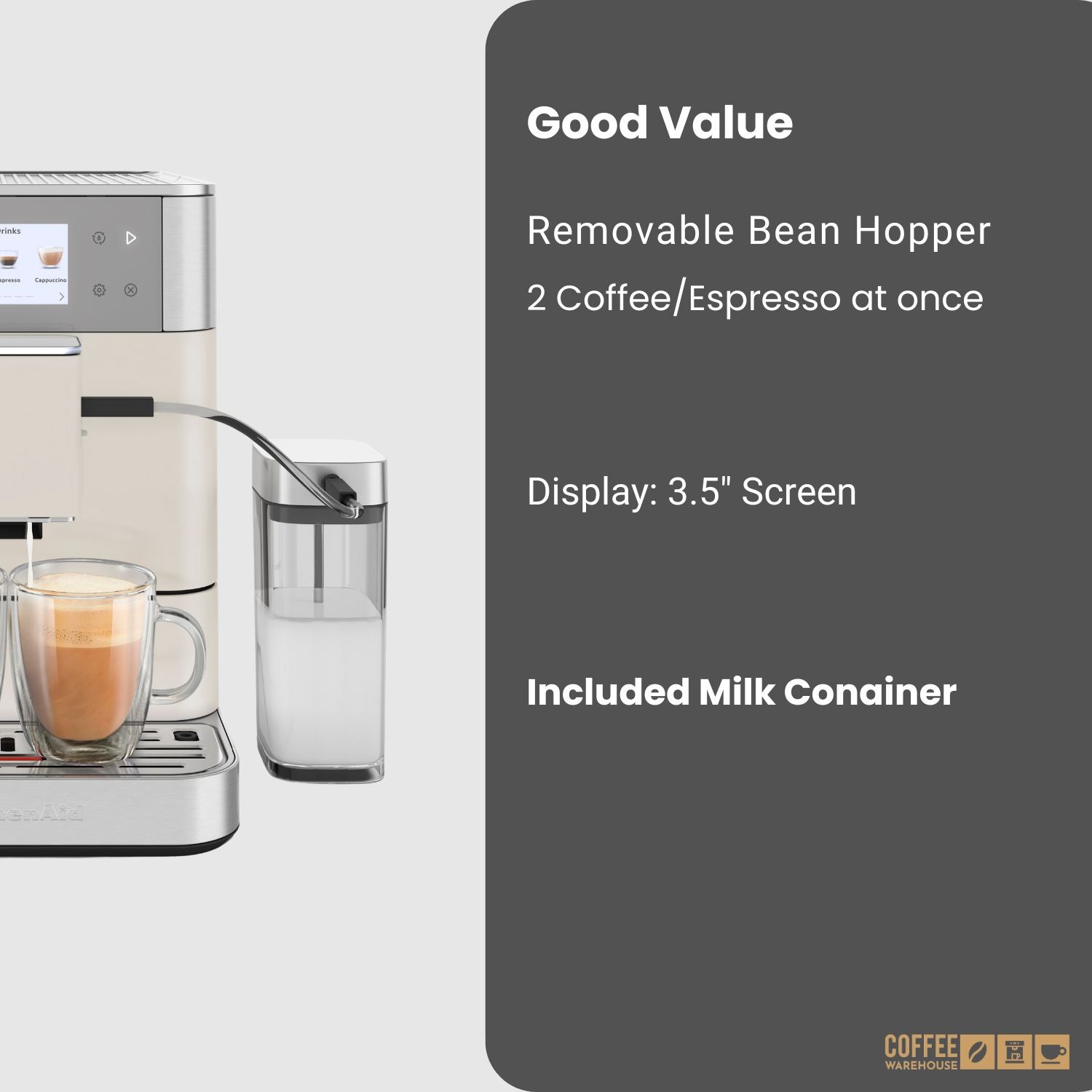 KitchenAid Super Automatic Espresso Machine KF7 - Porcelain
