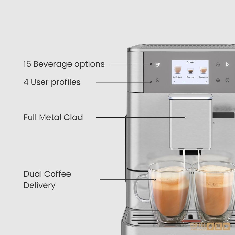 KitchenAid Super Automatic Espresso Machine KF7 - Stainless Steel Finish