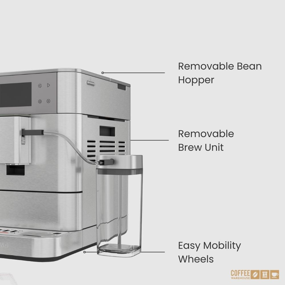 KitchenAid Super Automatic Espresso Machine KF7 - Stainless Steel Finish