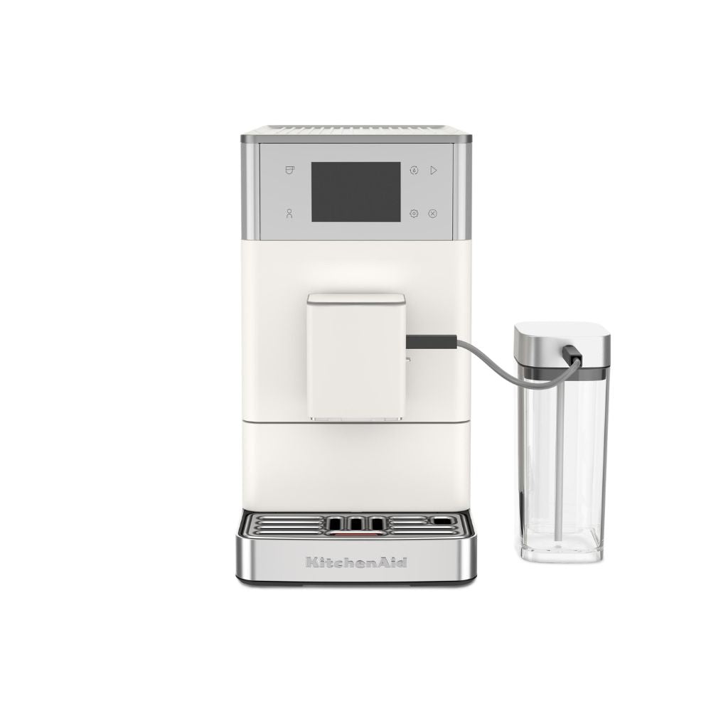 KitchenAid KF4 Fully Automatic Coffee Machine with Iced Coffee Function – Porcelain white