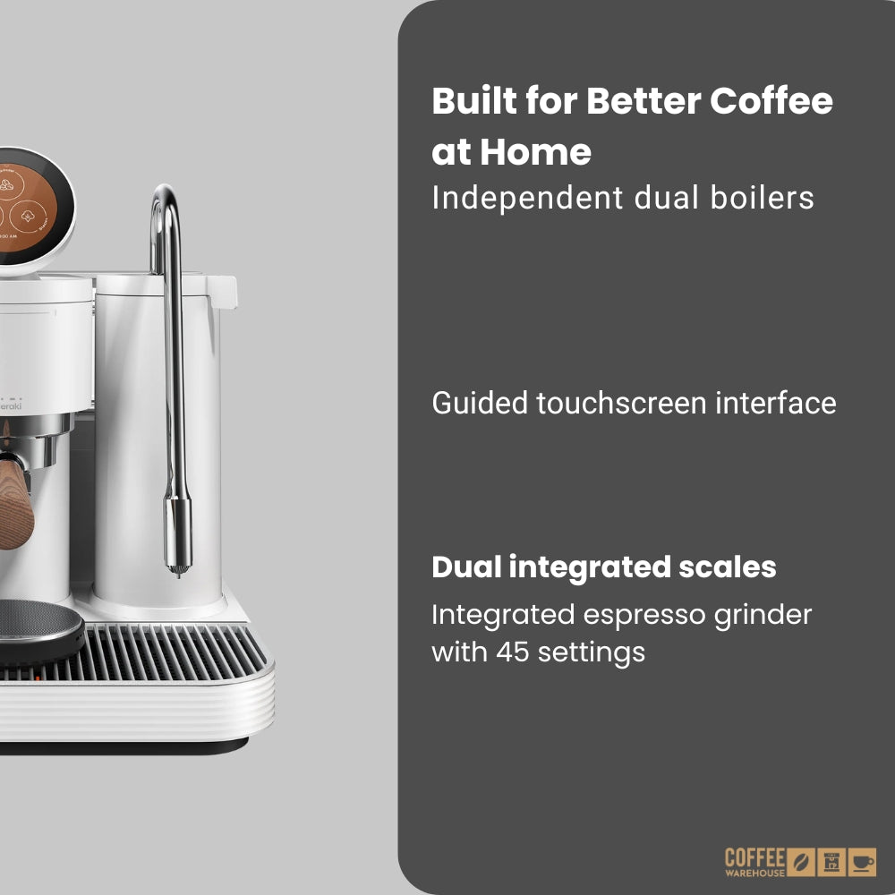 Meraki Espresso Machine - White