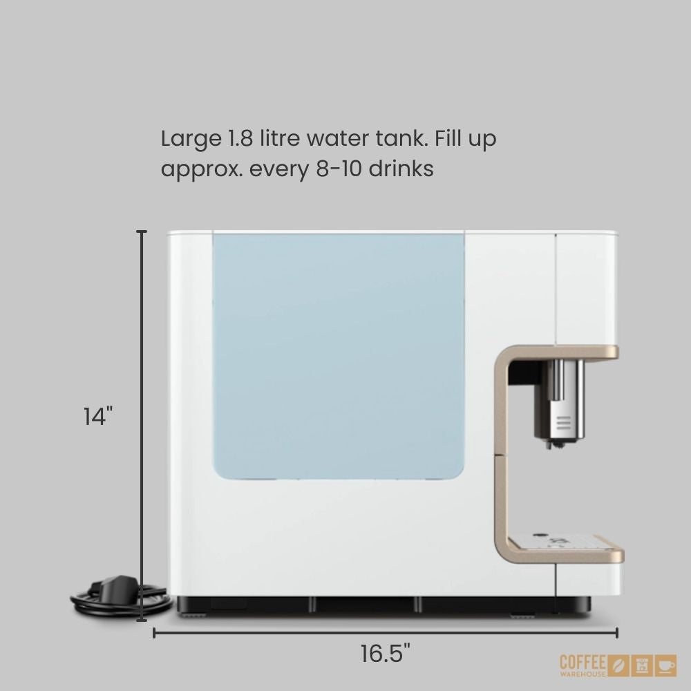 Miele CM6360 Milk Perfection Super Automatic Coffee Machine - Lotus White