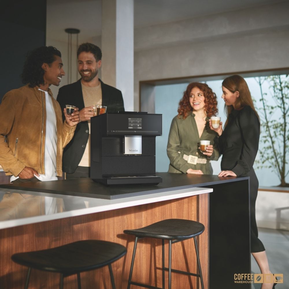 Miele CM7750 Coffeeselect Super Automatic Coffee Machine- Obsidian Black