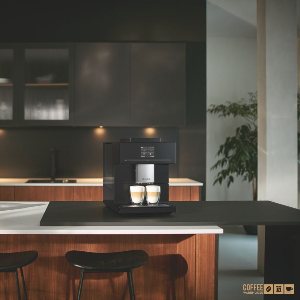 Miele CM7750 Coffeeselect Super Automatic Coffee Machine- Obsidian Black