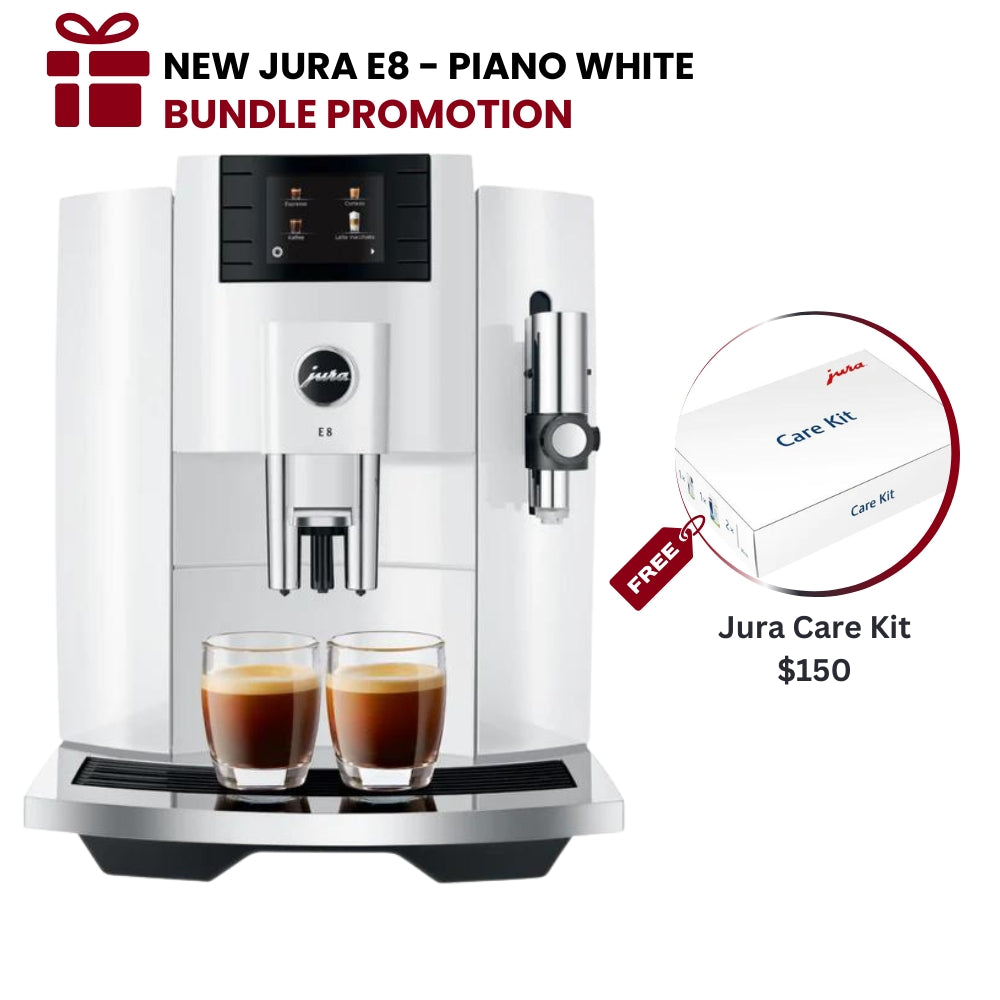New Jura E8 Piano White - 4th Generation