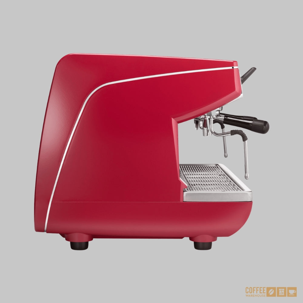 Nuova Simonelli Appia Life Full-Size 2 Group Volumetric Espresso Machine  – Red