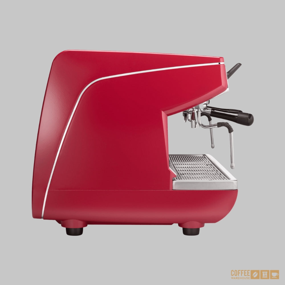 Nuova Simonelli Appia Life Full-Size 3 Group Volumetric XT Espresso Machine – Red