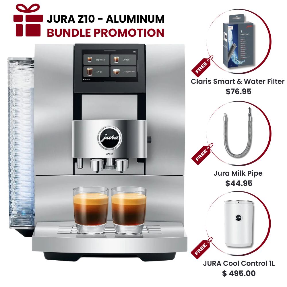 JURA Z10 Gen 2 (NAB) Automatic Coffee Machine - Aluminum White