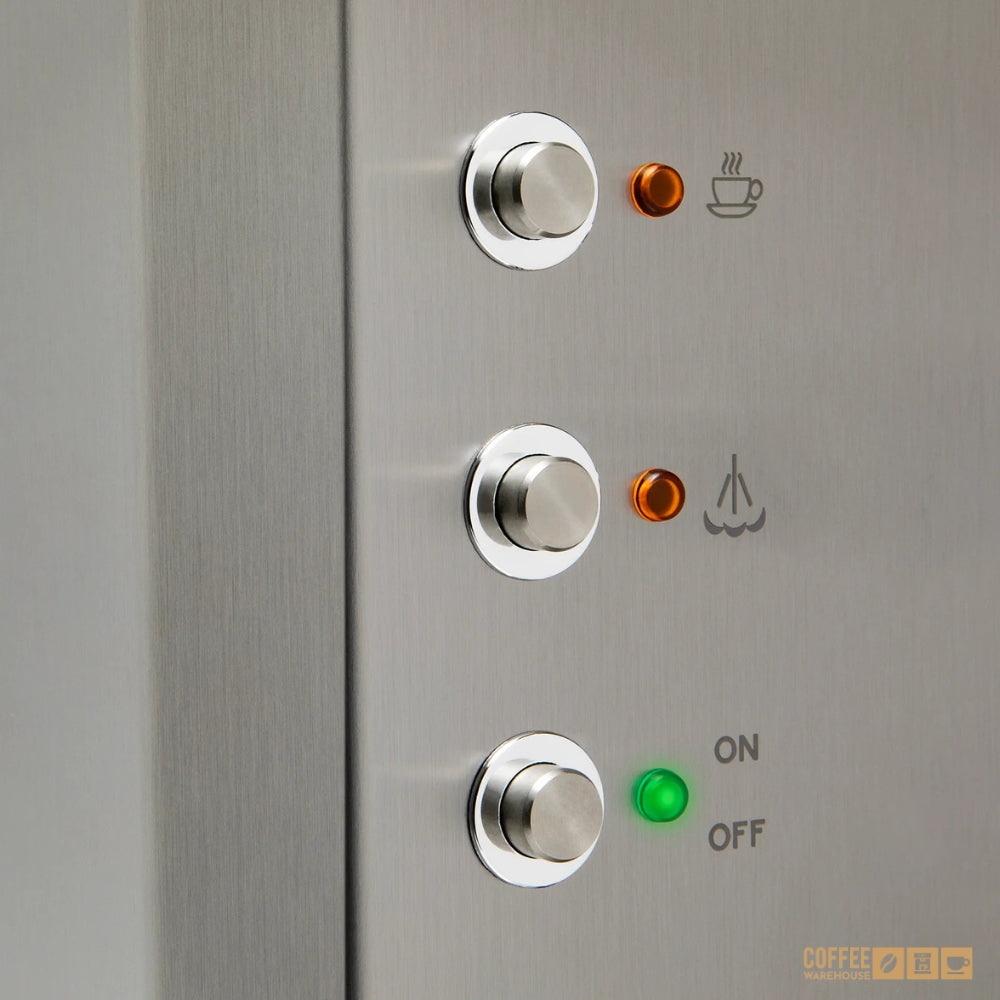 Profitec Go Espresso Machine - Brushed Stainless Steel