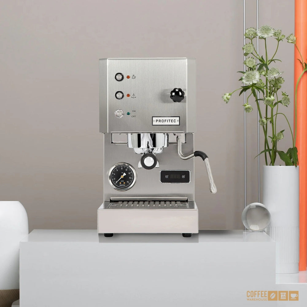 Profitec Go Espresso Machine - Brushed Stainless Steel