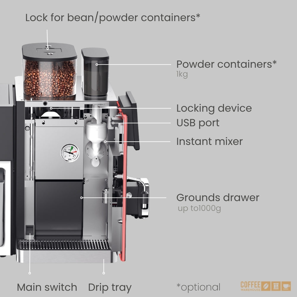 Rex-Royal S1 MCTI Commercial Super Automatic Coffee Machine