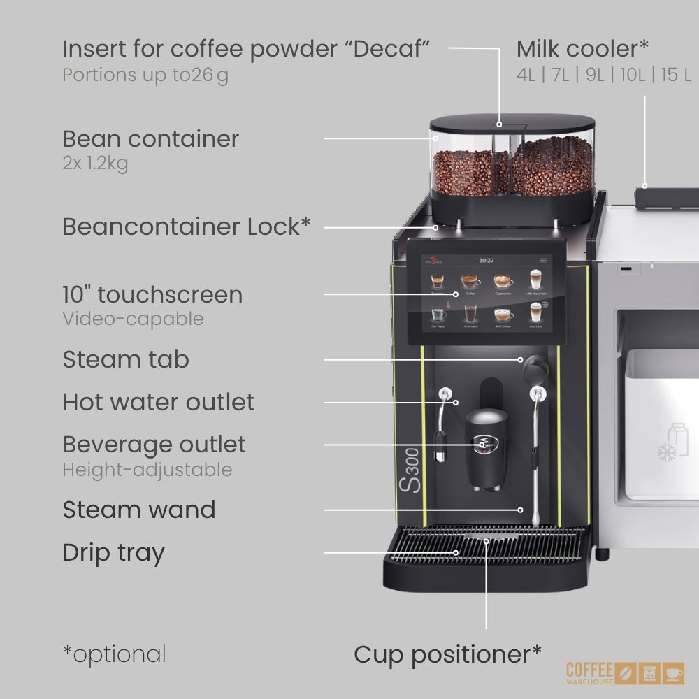 Rex-Royal S300 MCST Commercial Super Automatic Coffee Machine
