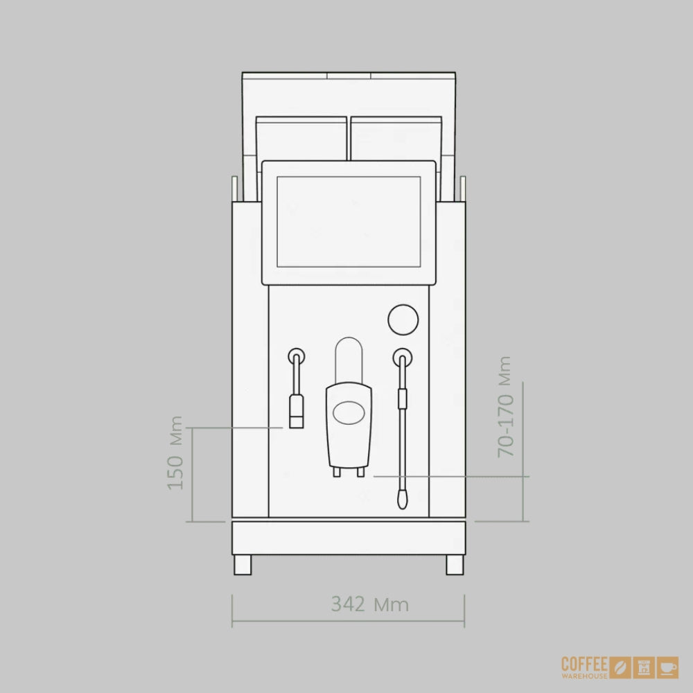Rex-Royal S300 MCST Commercial Super Automatic Coffee Machine