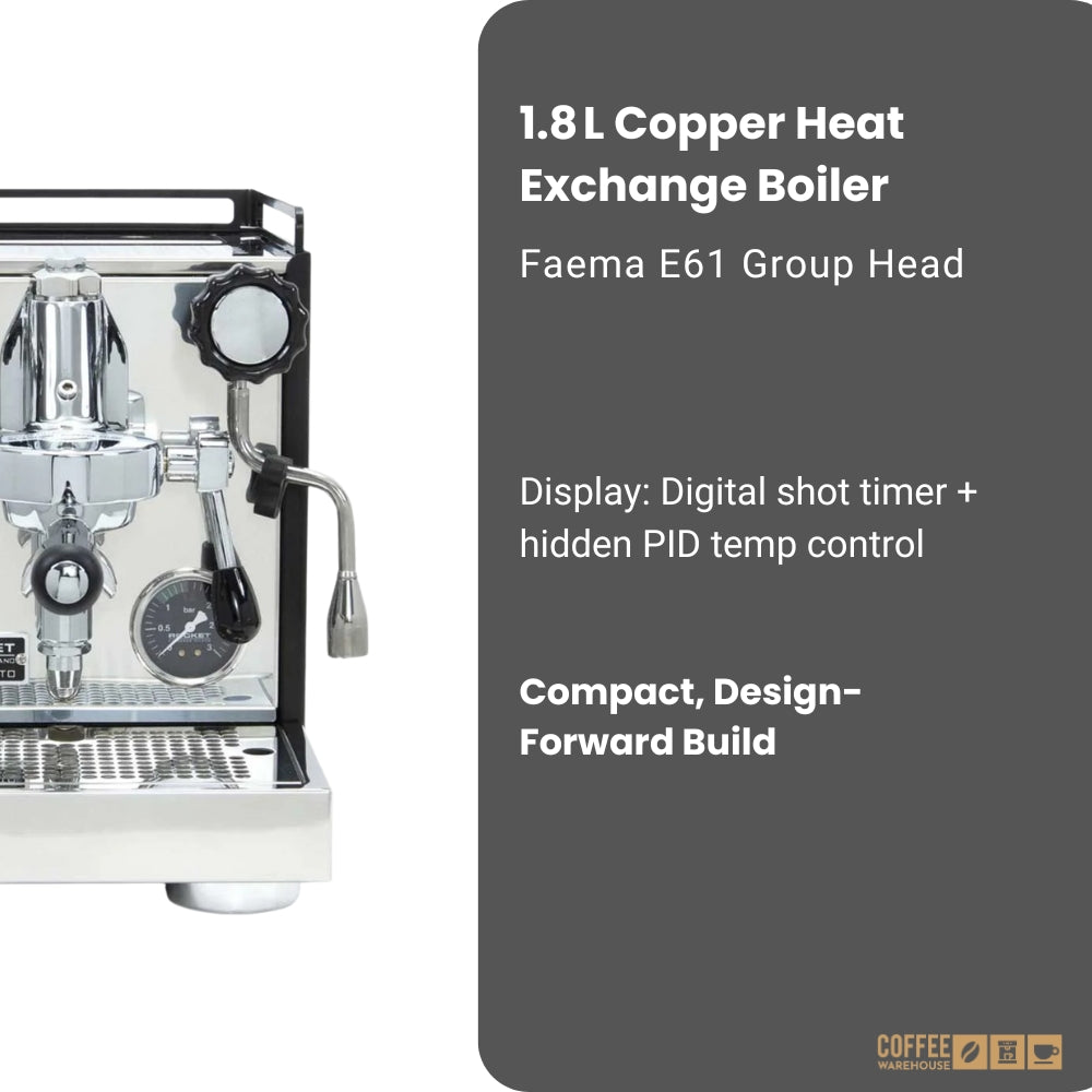 Rocket Espresso Appartamento - Black Copper