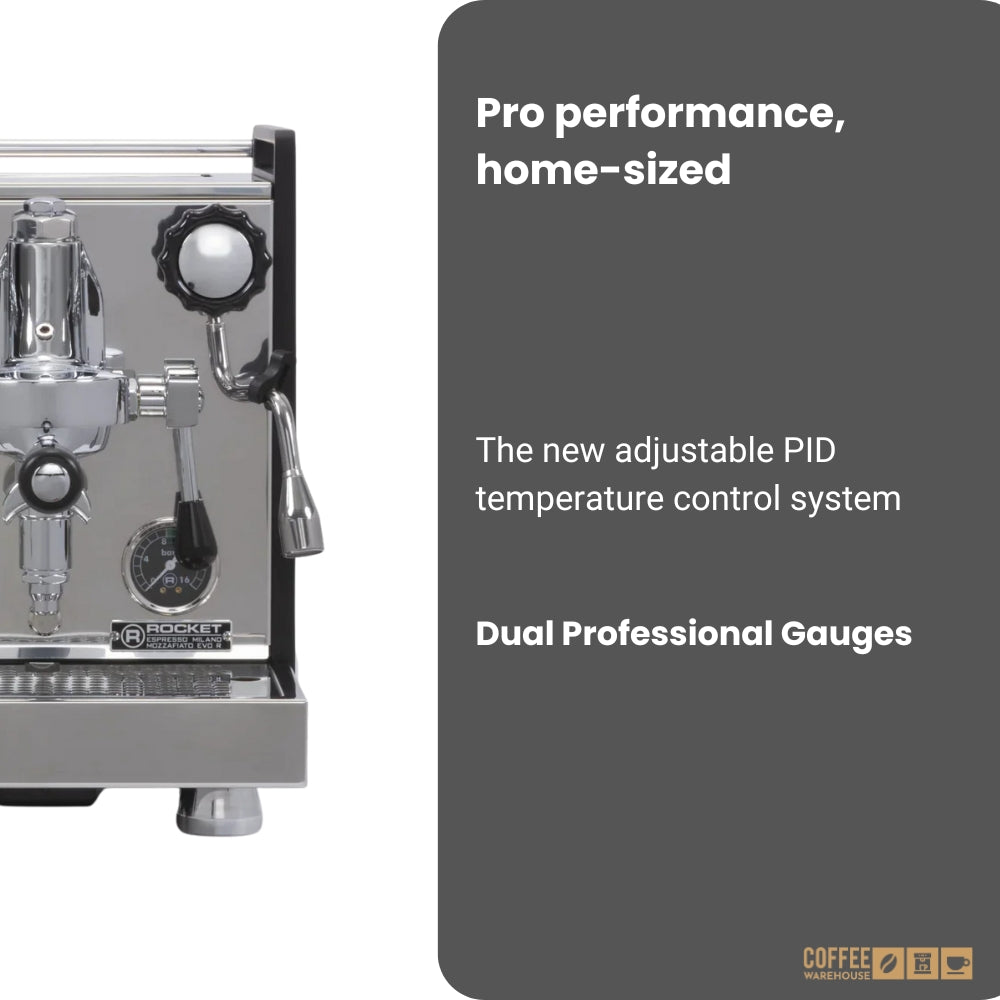 Rocket Espresso Mozzafiato Type R Shot Timer - Black