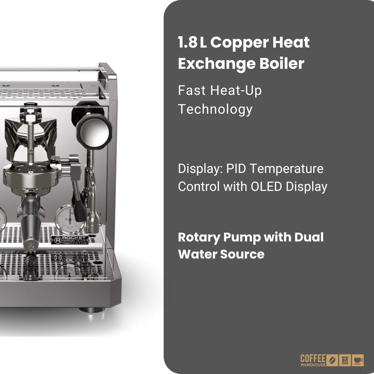 Rocket Espresso Mozzafiato Type R FAST - Chrome