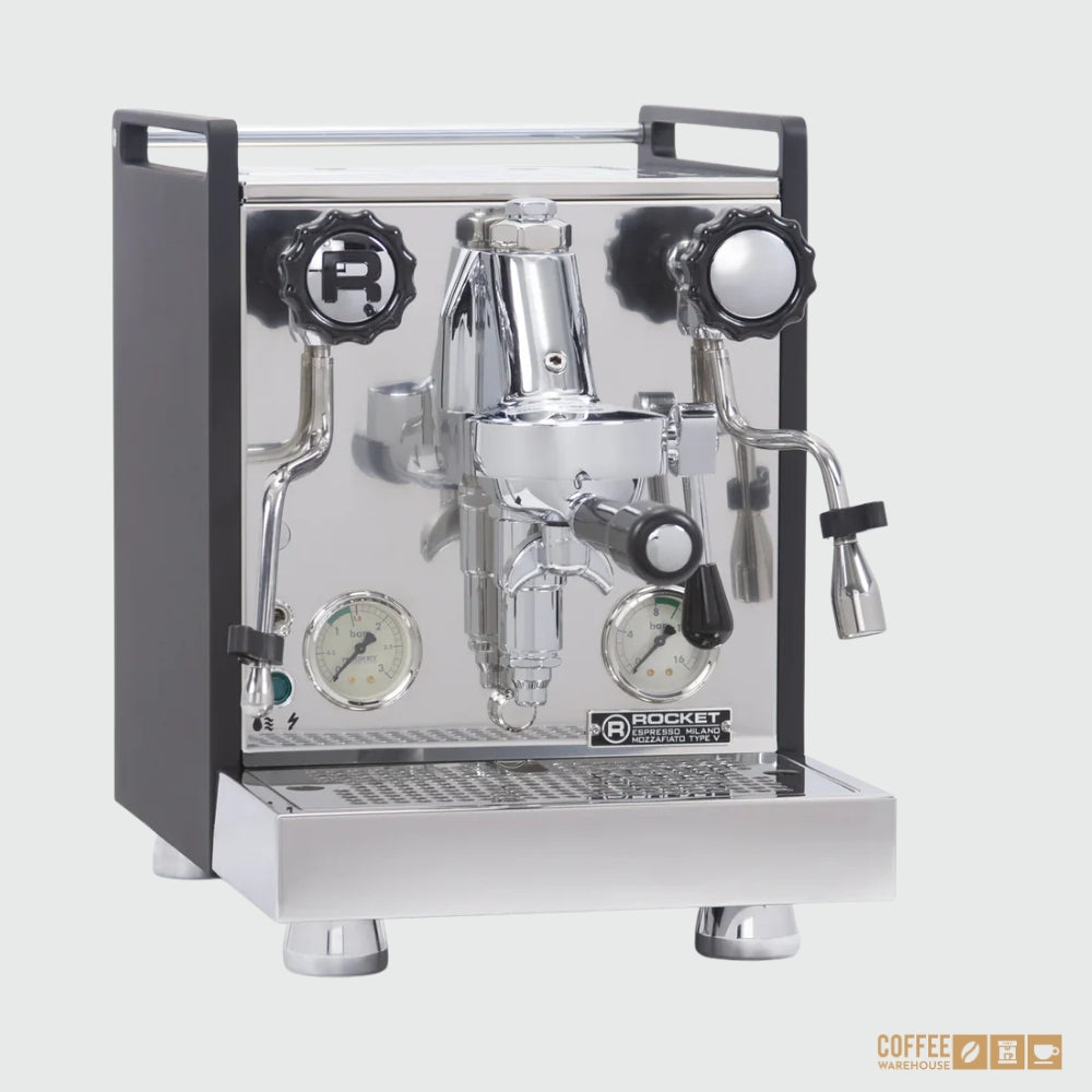 Rocket Mozzafiato Type V (PID) Shot Timer Espresso Machine- Black