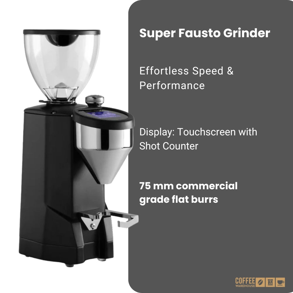Rocket Espresso Super Fausto Grinder - Black