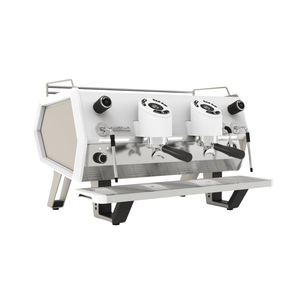 Sanremo D8 Pro 2gr White and Champaign espresso machine