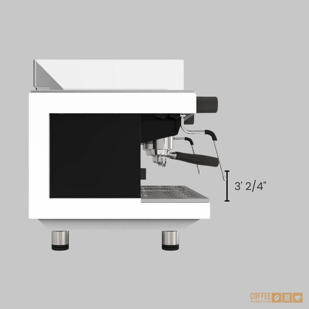 Sanremo Zoe Compact 2gr Espresso Machine - Black & White