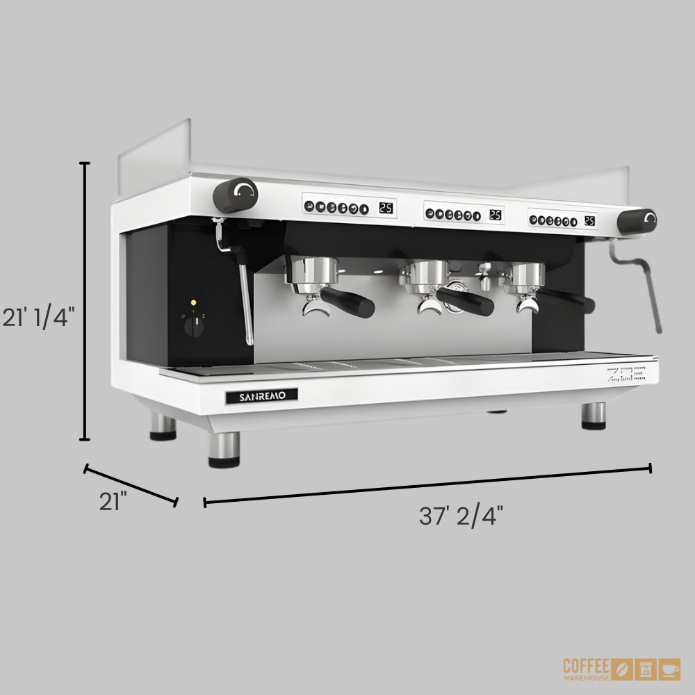 Sanremo Zoe Competition 3gr Espresso Machine - Black & White