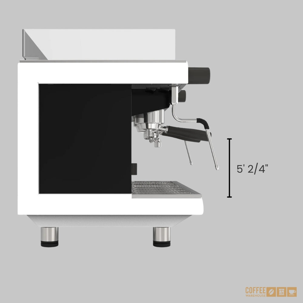 Sanremo Zoe Competition Tall 2gr Espresso Machine - Black and White