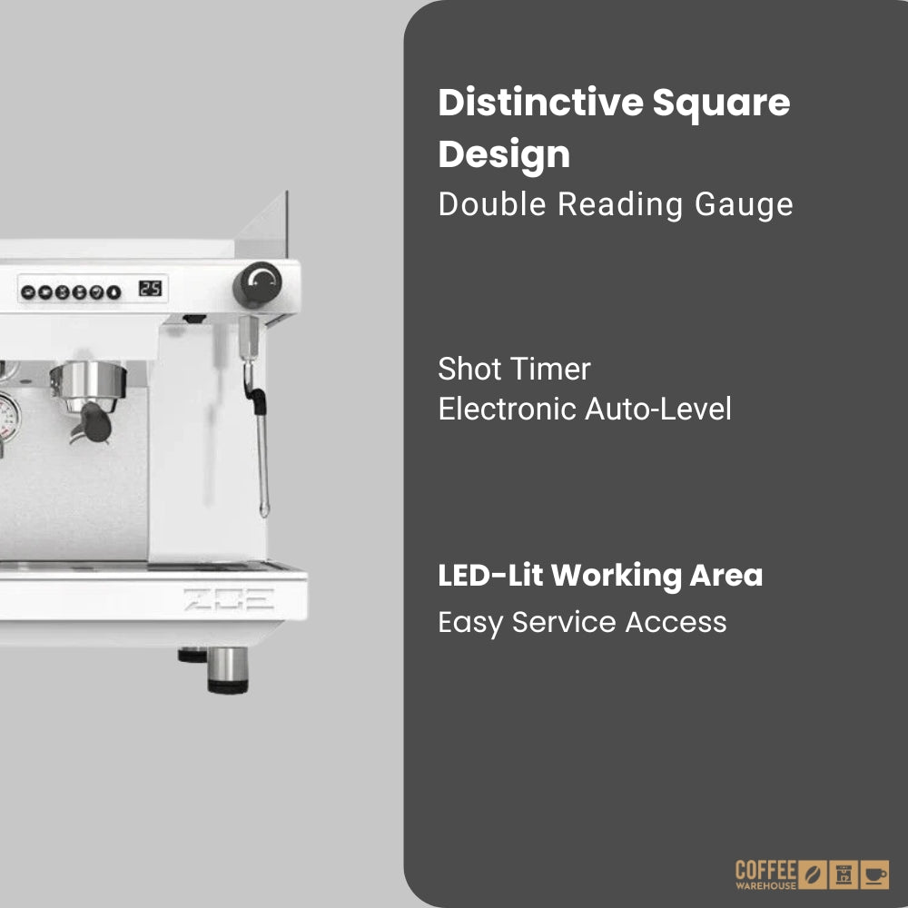 Sanremo Zoe Competition Tall 2gr Espresso Machine - White
