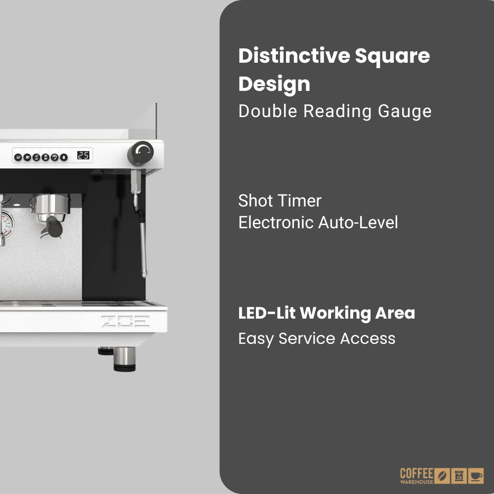 Sanremo Zoe Competition Tall 3gr Espresso Machine - Black & white