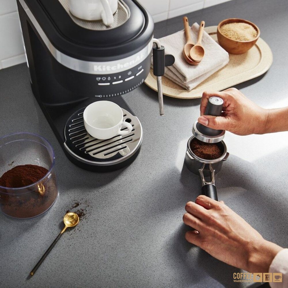 Semi-Automatic Espresso Machine _ Black Matte