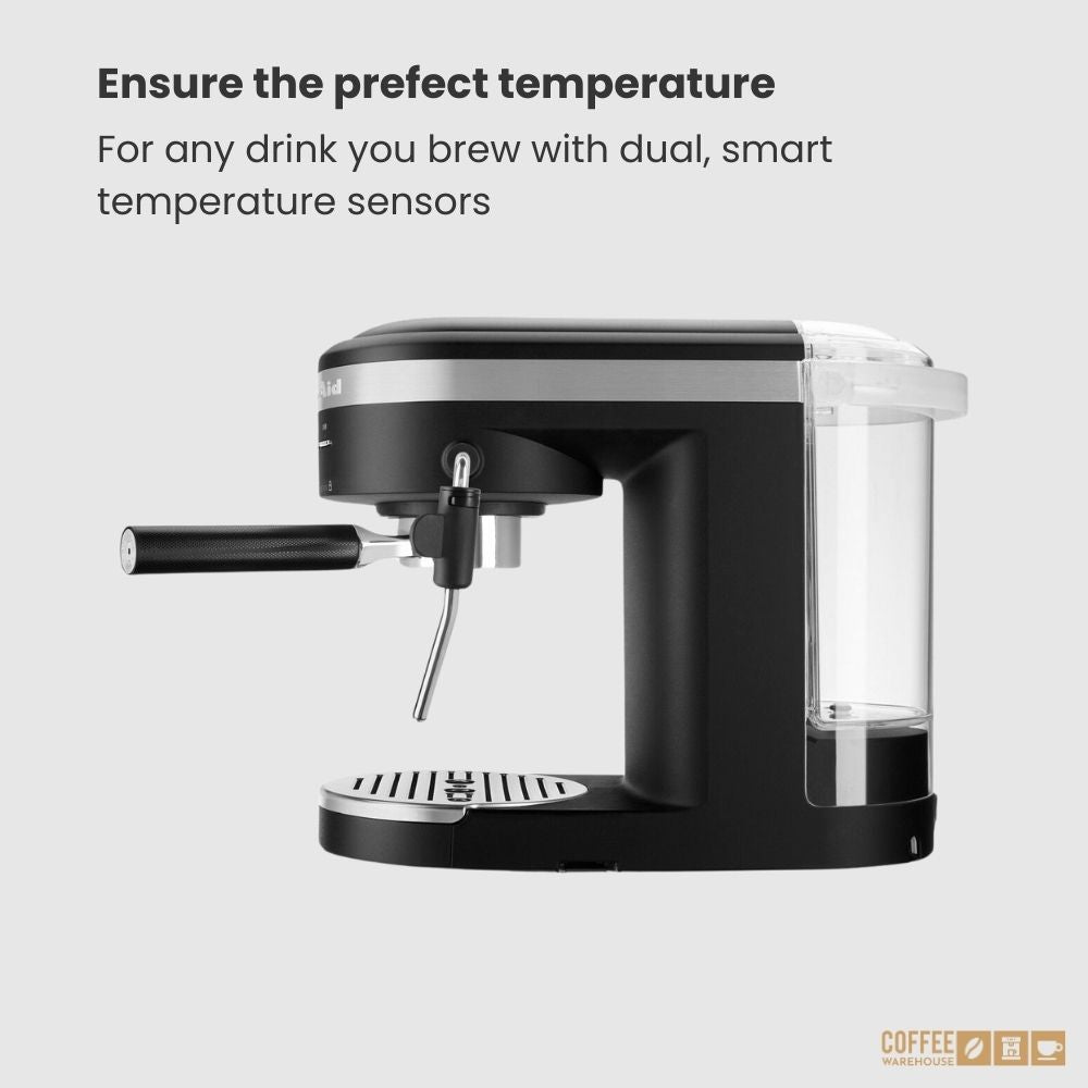Semi-Automatic Espresso Machine _ Black Matte